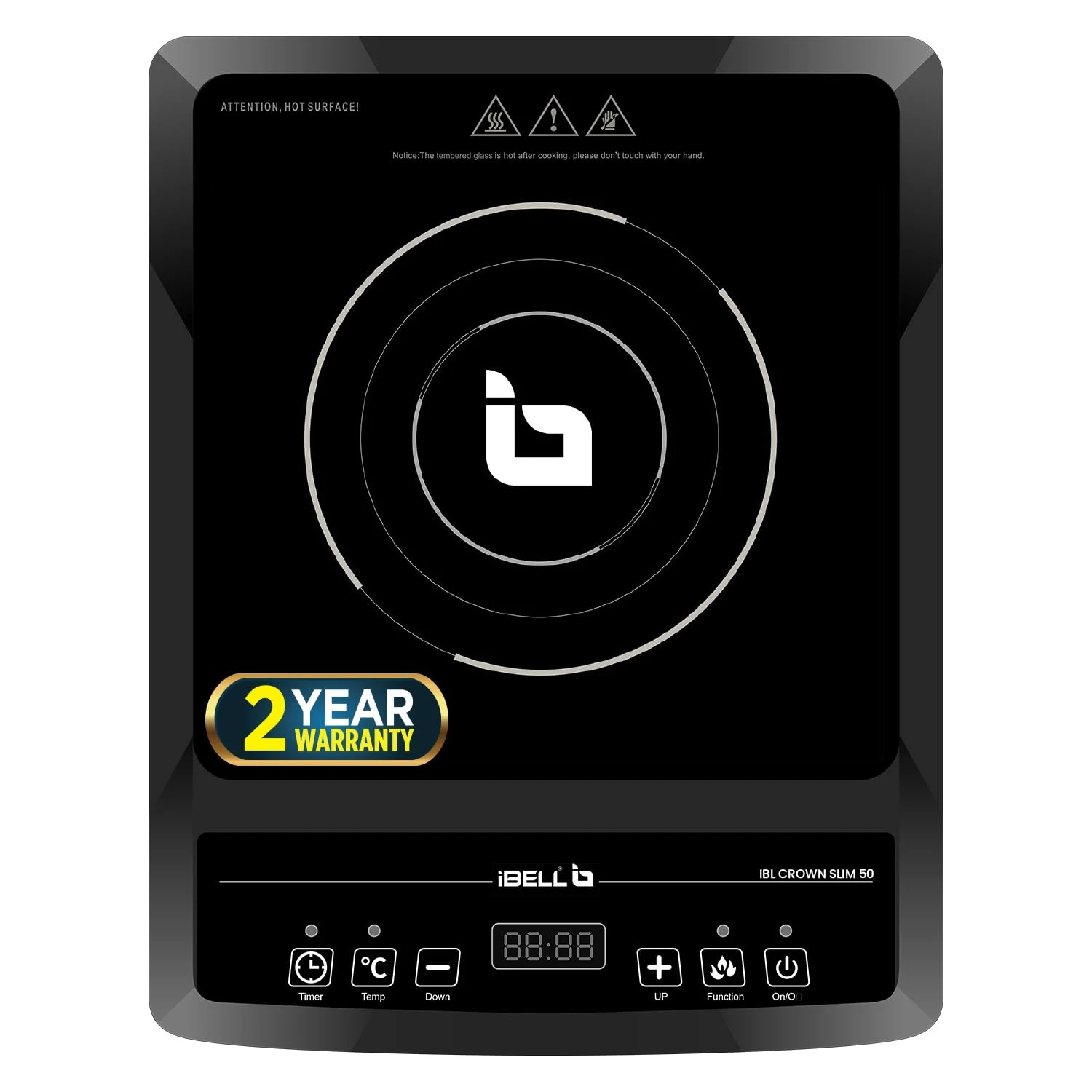 IBELL SLIM50 Induction Cooktop, 2000W — VK Furniture & Electronics | VK Furniture Mangalore