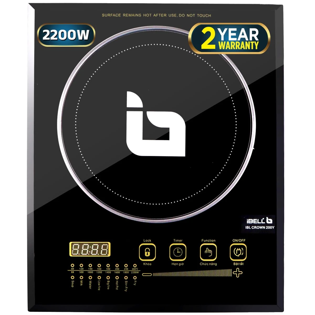 IBELL CROWN200Y 2200W Induction Cooktop