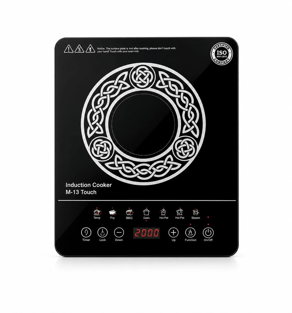 M-13 Touch Induction Cooktop, 2000W