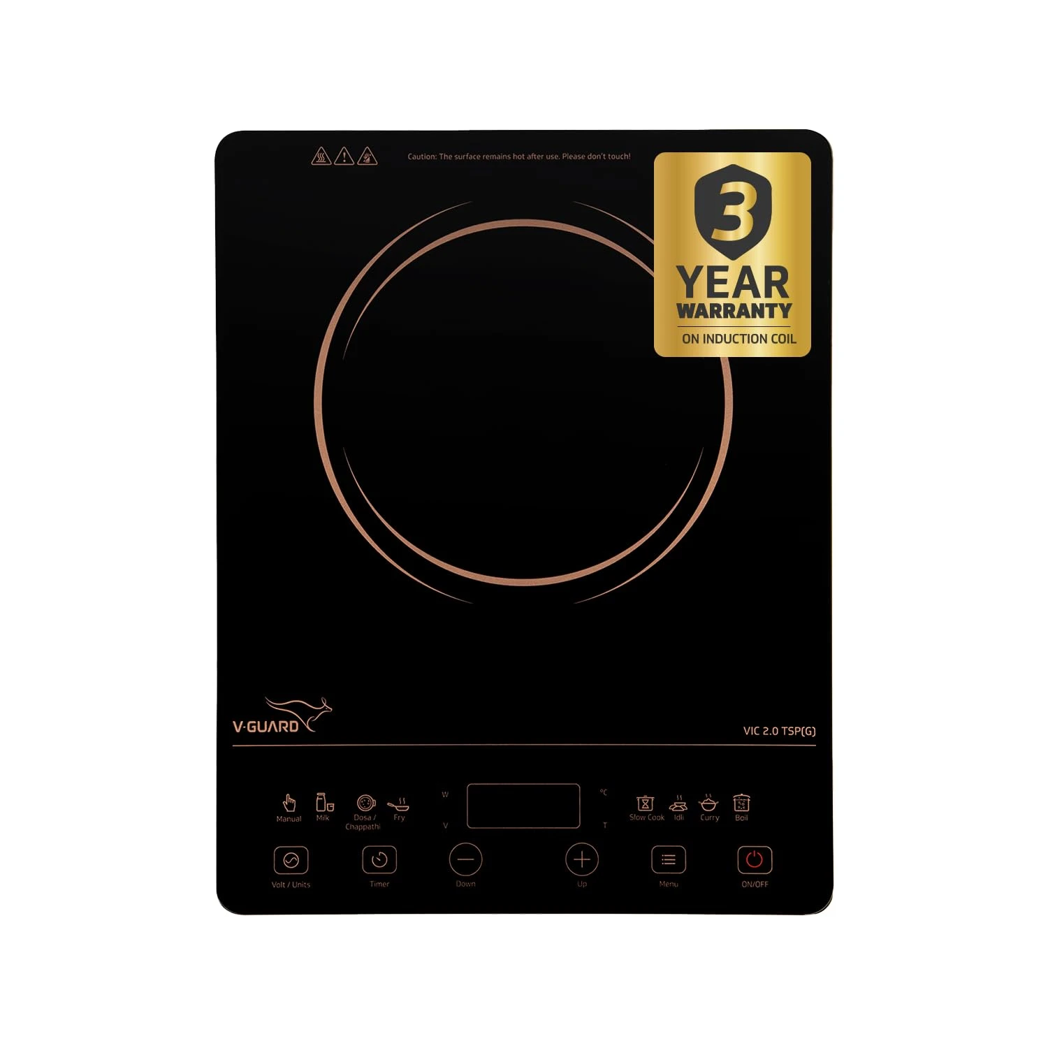 V-Guard VIC 2.0 TSP 2000 Watt Induction Cooktop — VK Furniture & Electronics | VK Furniture Mangalore