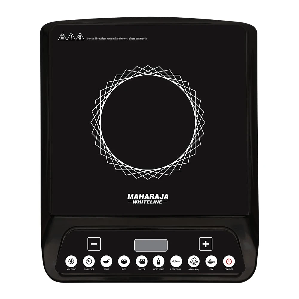 Maharaja Whiteline Marvello 13DX 1300W Smart Induction Cooktop — VK Furniture & Electronics | VK Furniture Mangalore