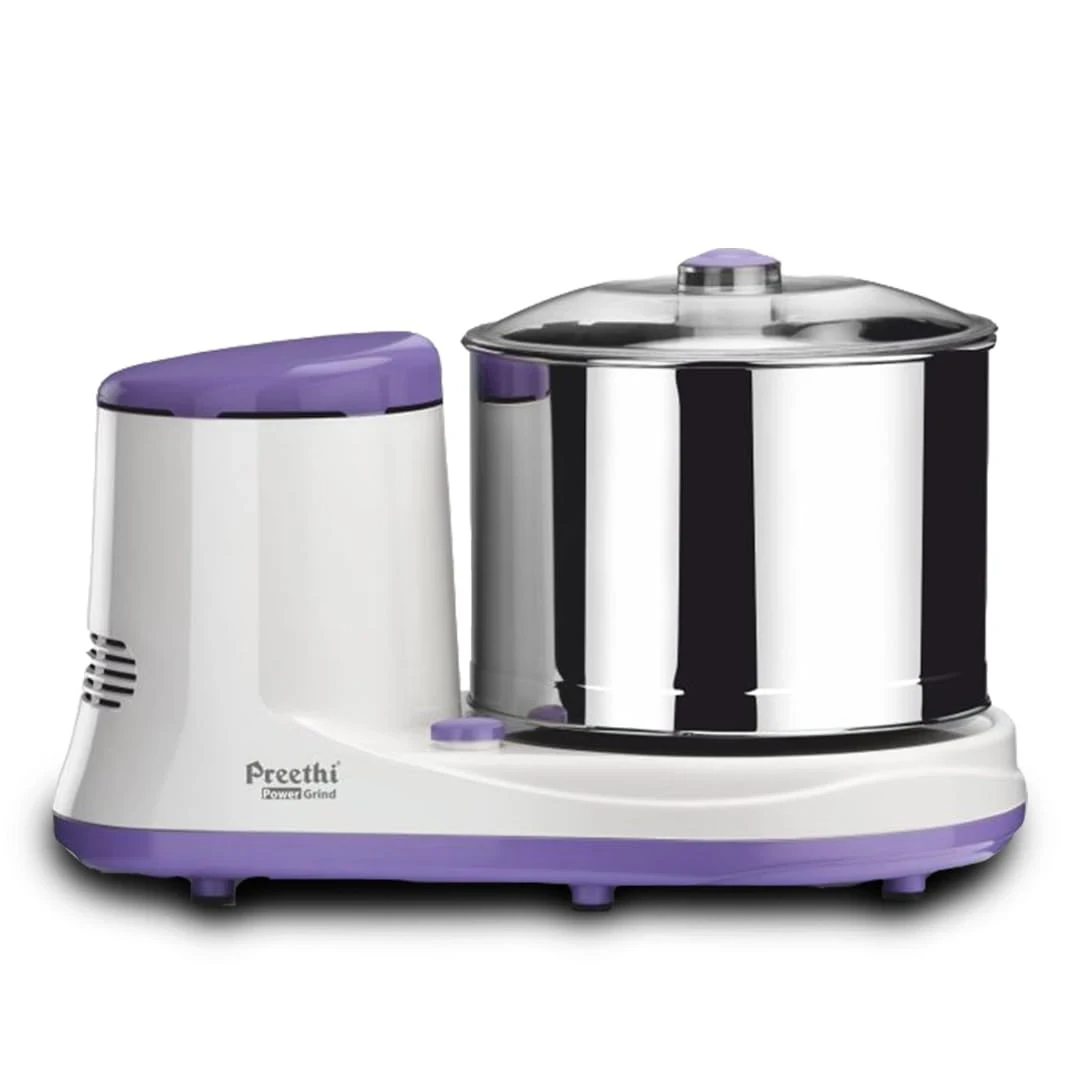 Preethi Power Grind Wet Grinder|150W 2L Stainless Steel Table Top Wet Grinder|Ideal for Making South Indian Batter in Your Kitchen