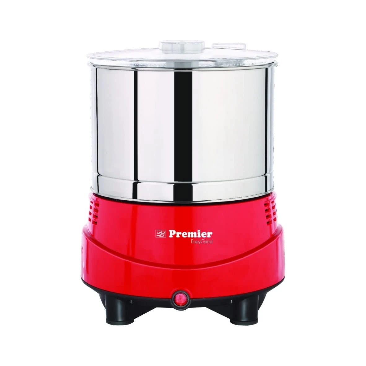 Premier Easy Grind Wet Grinder_ 2-Liter, 230v Appliance in Vibrant Red, Offers Efficient Grinding for Large Quantities, User-Friendly Design