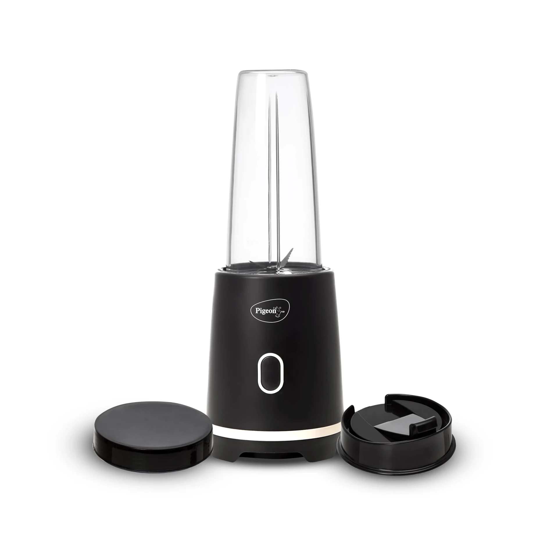 Pigeon By Stovekraft Pure | Grinder Juicer Blender Smoothie Maker All-in-1 Machine | 300 Watt | 1 Jars- Multiuse Jar 500ml, 1 Sipper, 1 Cap |1 Blades|1 Year Warranty