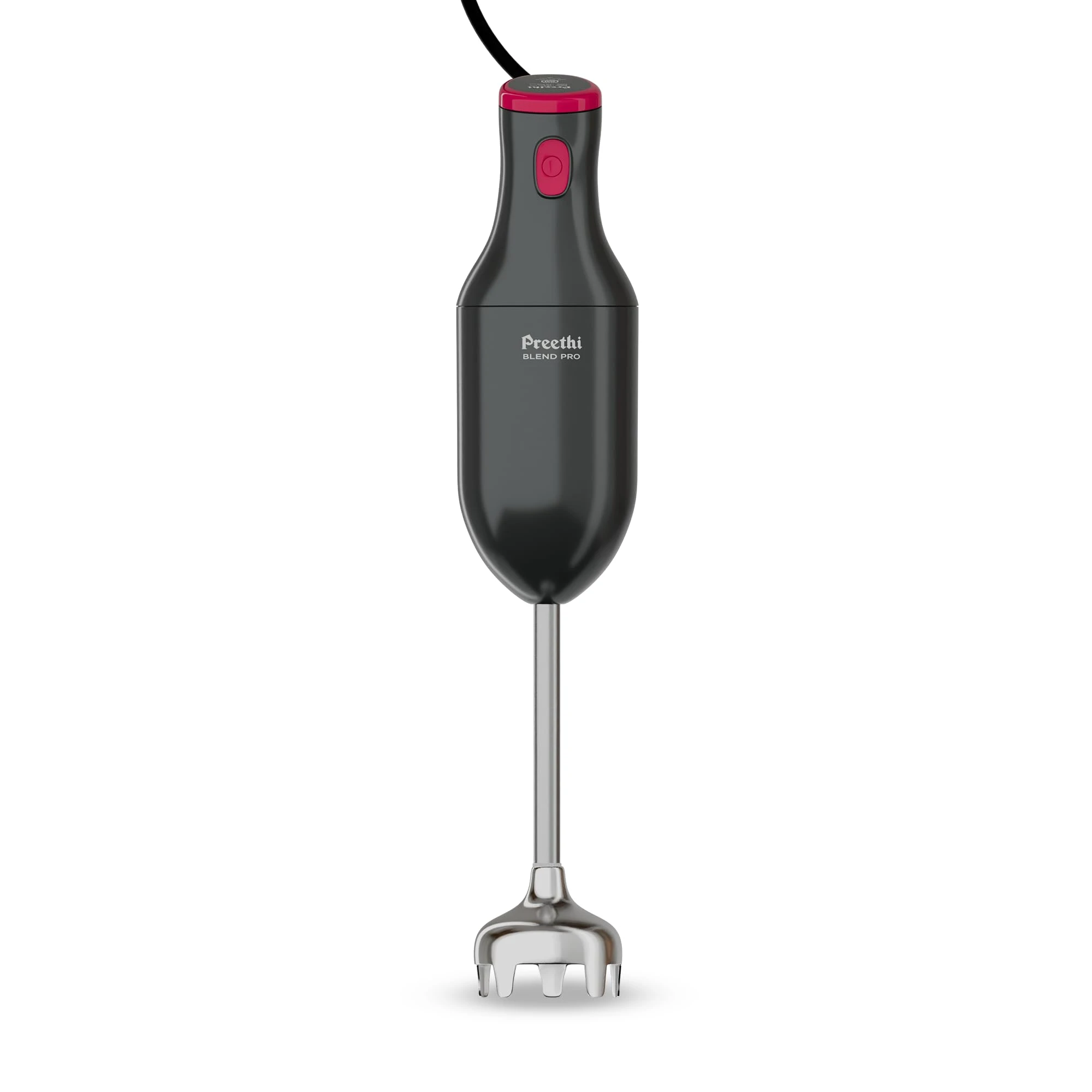 Preethi Blend Pro 250W Compact Blender | Hot & Cold Blending, Rust-Free Steel Arm | For Buttermilk, Smoothies & Baby Food | Easy Operation, Easy to Clean