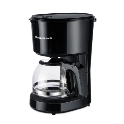 Morphy Richards Europa Drip Espresso Coffee Machine|600W Drip Coffee Maker|6-Cups Capacity|Anti-Drip Function|Dry Heat Protection|Warming Plate|2 Years Product Warranty|Black