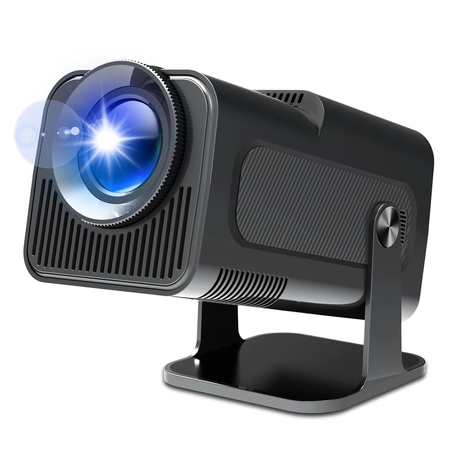 BIGASUO Hy320 Mini Portable Projector-5G WiFi 6,Bluetooth 5.0 and Android 11,Support 4K and 1080P Full Hd,12,000 Lumens,Le...