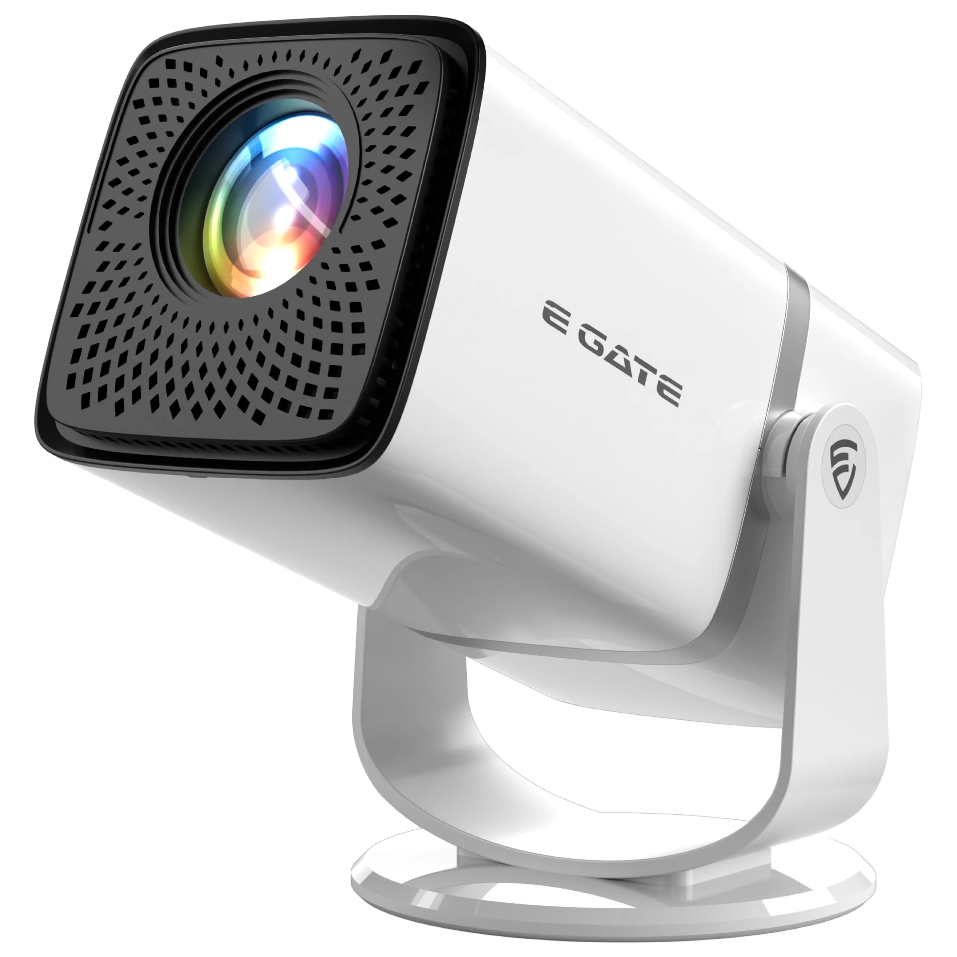 E GATE Atom 3X Projector 4k Ultra HD Full HD 1080p Native Automatic Home Projector for Room | 300 ISO | Rotatable Design |...