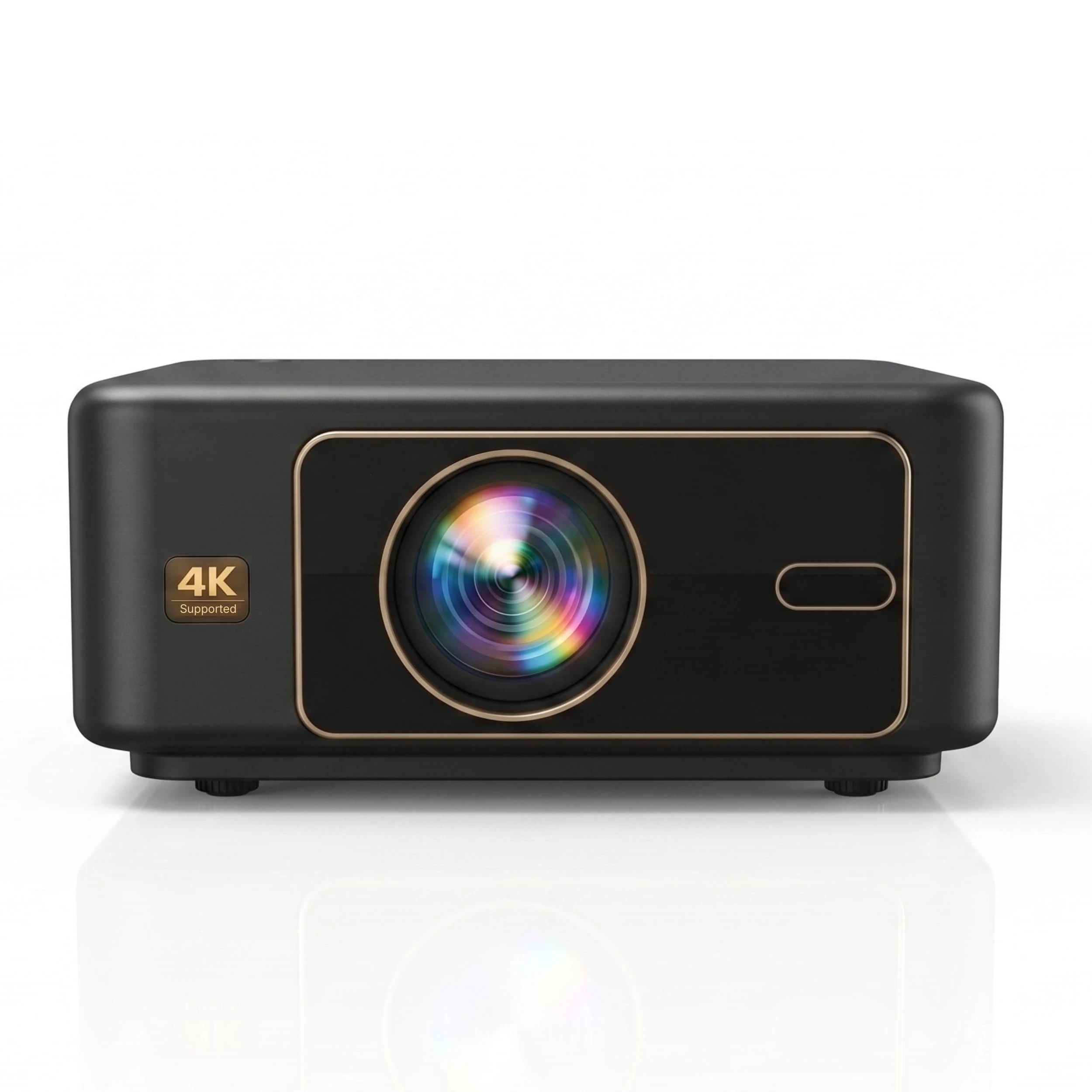 PIXPAQ RAY Gold Smart Projector for Home Theater, Movies & PS5 | Native Full HD 1080p with 4K HDR Support | 2150 ANSI Lume...