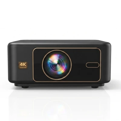 PIXPAQ RAY Gold Smart Projector for Home Theater, Movies & PS5 | Native Full HD 1080p with 4K HDR Support | 2150 ANSI Lume...