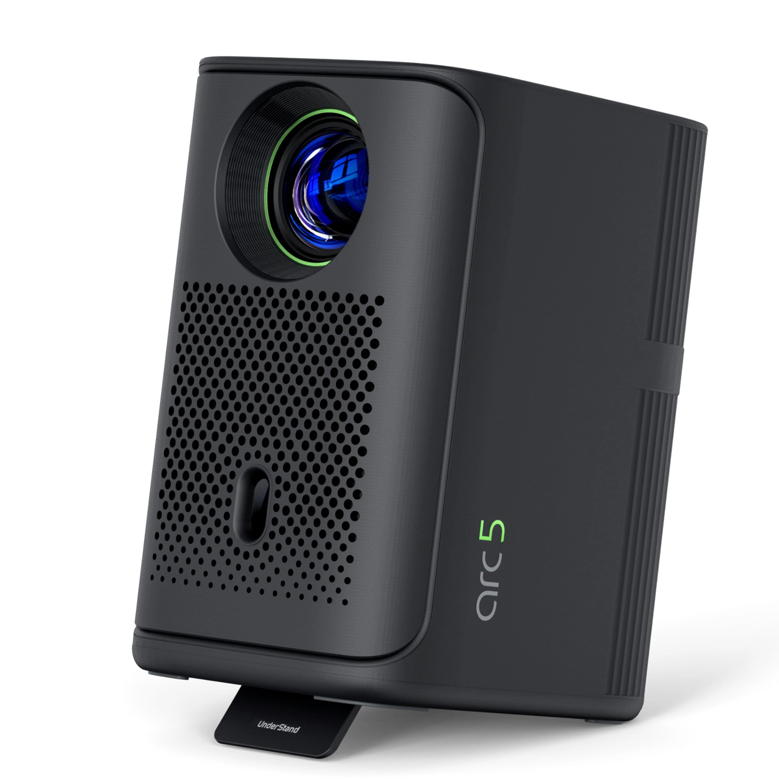 Lumio Arc 5 Portable Home Projector | Official Google TV with Netflix | Native 1080p Full HD | 4K Support | 200 ANSI Lumen...