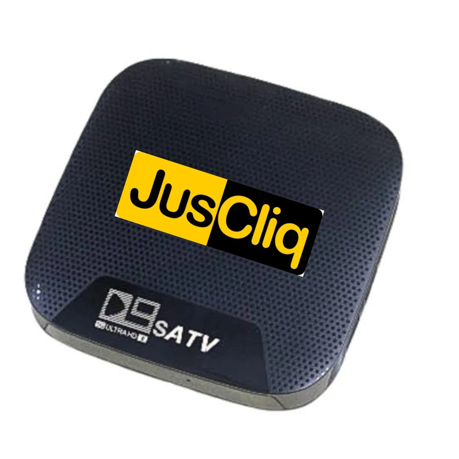JusCliq D9 Android TV Box, 4K Ultra HD Streaming Media Player with Voice Remote, Android 13.0, 4GB RAM, 32GB Storage, Dual...