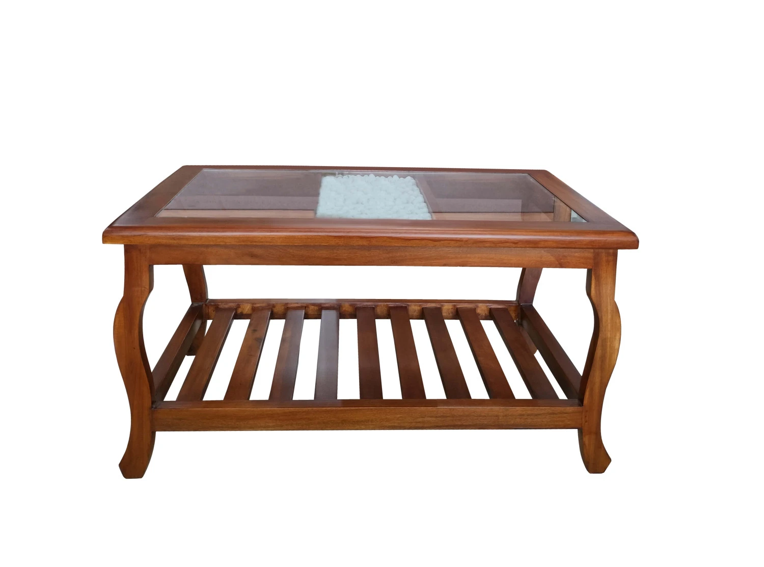 S Leg  Middle Stone Coffee Table