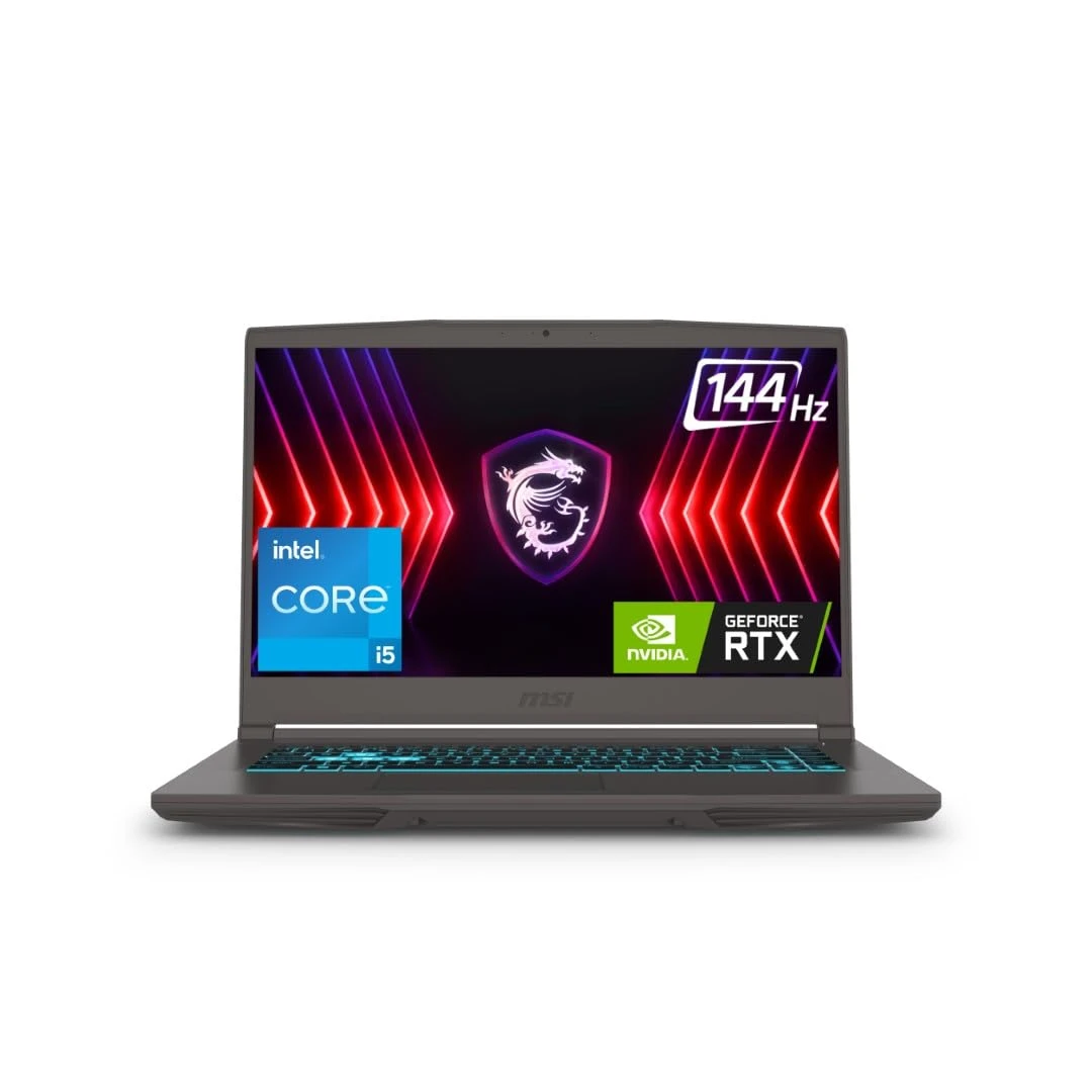 MSI Thin 15, Intel 13th Gen. i5-13420H, 40CM FHD 144Hz Gaming Laptop (16GB/512GB NVMe SSD/Windows 11 Home/NVIDIA GeForce R...