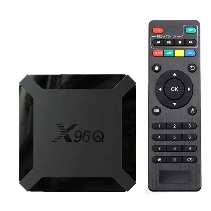 TECHDASH X96Q Mini PC Box with Allwinner H313 Quad-Core, 2GB RAM, 16GB Storage, HDMI Output, Dual USB, TF C...