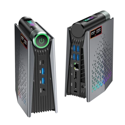 ACEMAGICIAN S3A Mini PC, Ryzen 7 8745HS(up to 4.9GHz), 16GB DDR5 5600MHz 512GB NVMe SSD Computers with Radeon 780M, Light ...