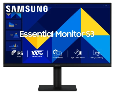 Samsung 24"(60.5 cm) Flat IPS Monitor|IPS Panel|FHD 1920 x 1080|100 Hz|New Super Slim Design|Ports-HDMI,VGA|Tilt Stand Fea...