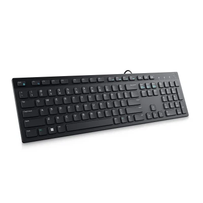 Dell KB216 Wired Multimedia Keyboard - Full-Size Layout with USB Interface, Chiclet Keys, Spill Resistance with 3 Indicato...