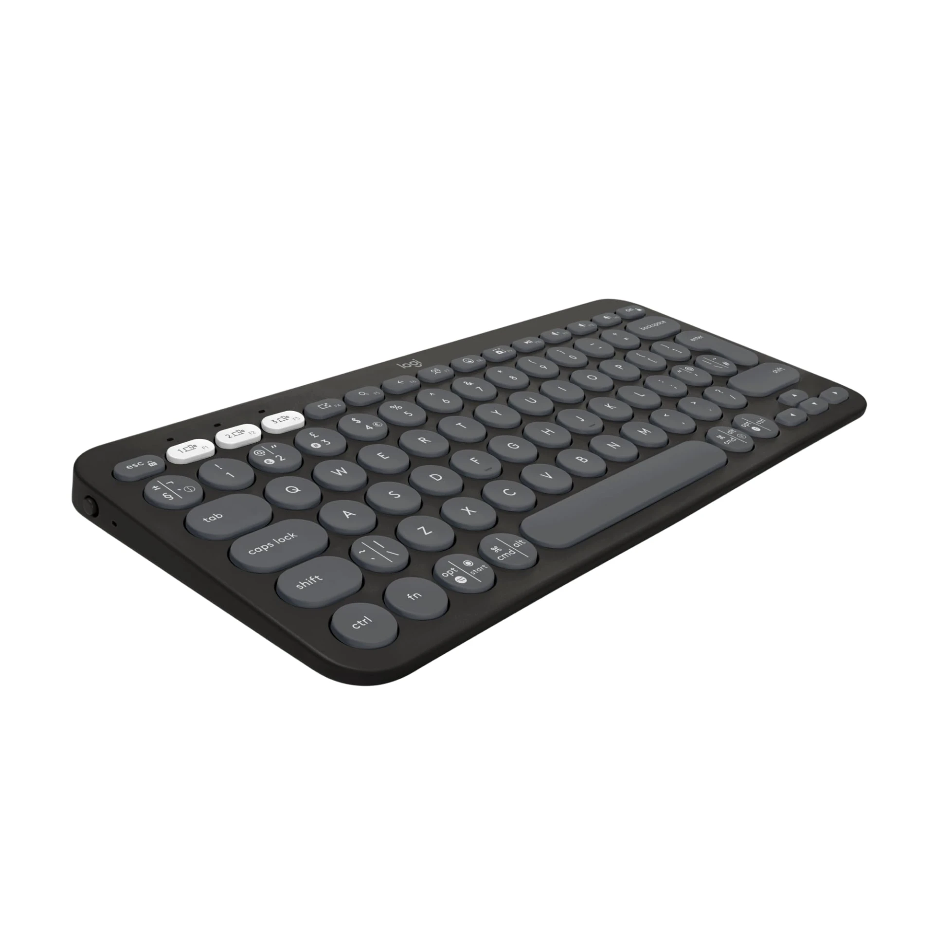 Logitech Pebble Keys 2 K380s, Multi-Device Bluetooth Wireless Keyboard with Customisable Shortcuts, Slim an...