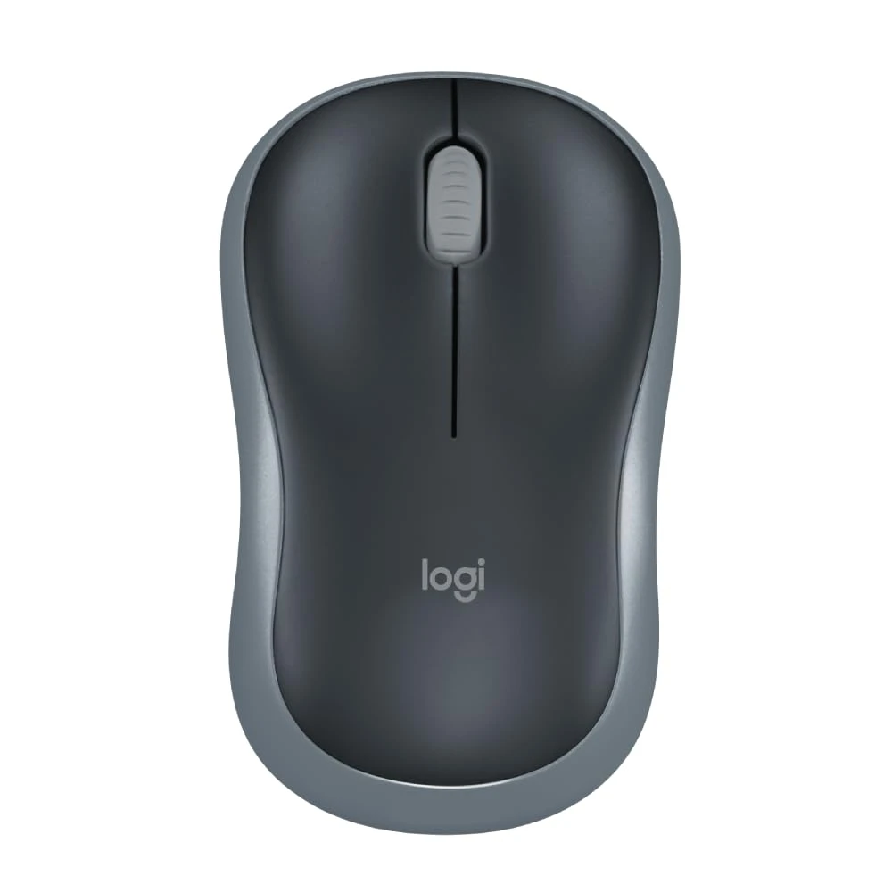 Logitech M186 Wireless Mouse, 2.4GHz with USB Mini Receiver, 3 Years Battery Life, 1000 DPI Optical Tracking, Ambidextrou...