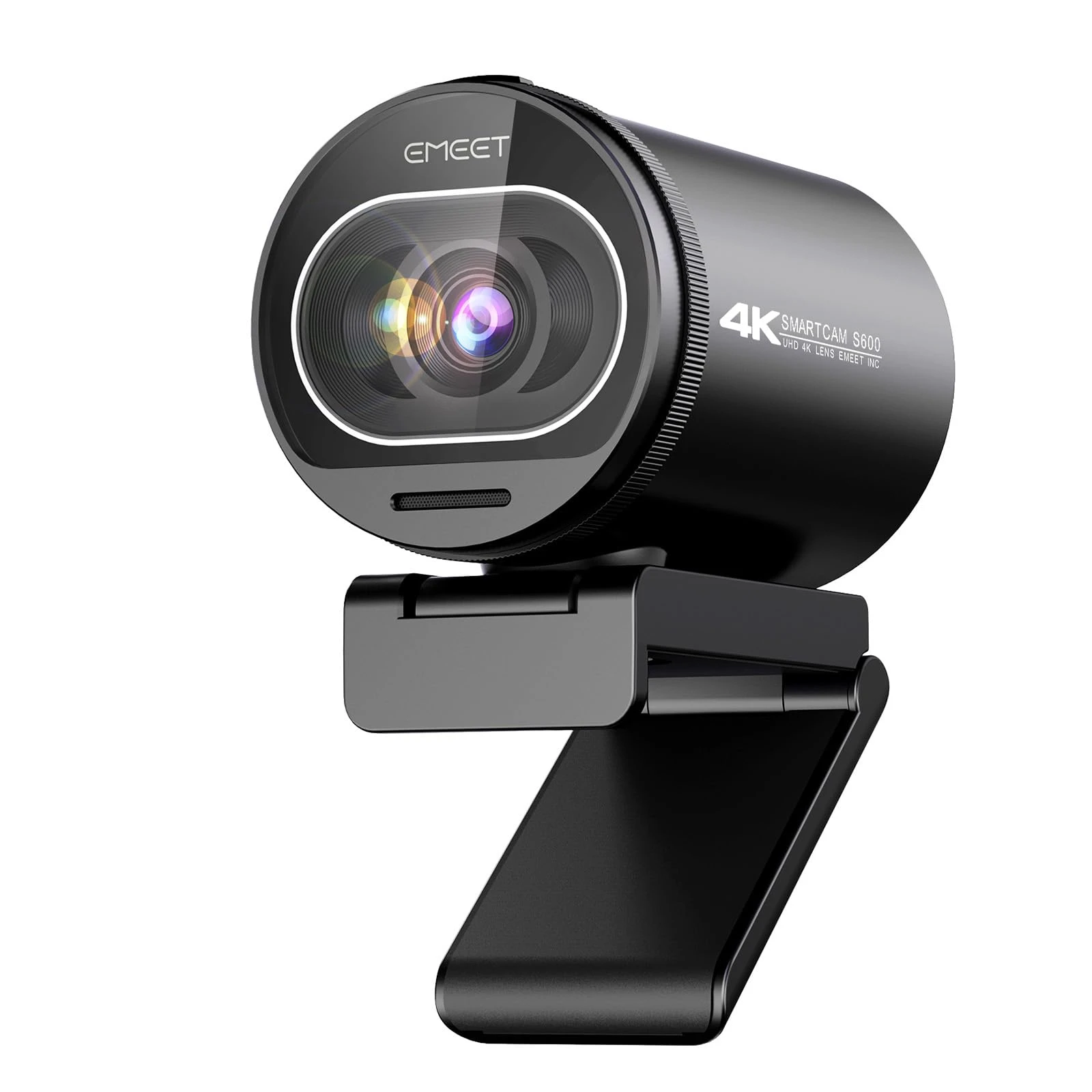 eMeet S600 4K Webcam for Streaming - Sony 1/2.5'' Sensor, PDAF Autofocus, 1080P@60FPS, 2 Noise Reduction Mics, Built-in Pr...