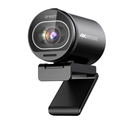 eMeet S600 4K Webcam for Streaming - Sony 1/2.5'' Sensor, PDAF Autofocus, 1080P@60FPS, 2 Noise Reduction Mics, Built-in Pr...