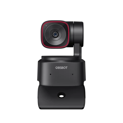 OBSBOT Tiny 2 Lite AI-Powered 4K PTZ Webcam with AI Tracking, 1/2″ Sensor, 1080p@60FPS HDR, Gesture Control, Dual Micropho...