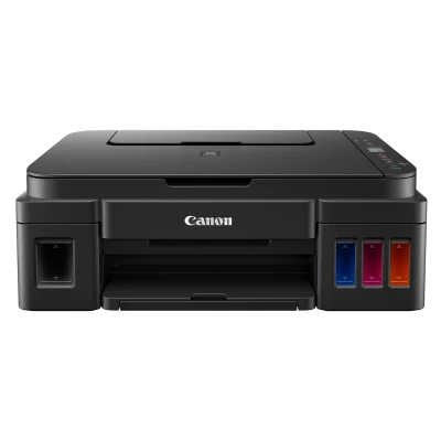 Canon PIXMA MegaTank G2012 All in One (Print, Scan, Copy) Inktank Colour Printer with 2 Additional Black Ink Bottles (Per ...