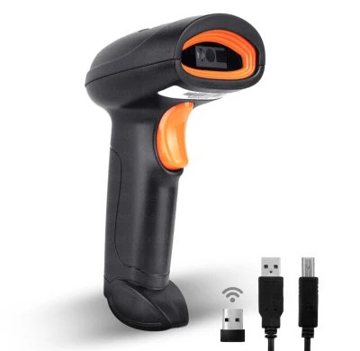 Helett® HT20™ Wireless 2.4GHz 2D & 1D Barcode Scanner (QR Code & Barcode) Wired & Wireless(Rechargeable) Co...