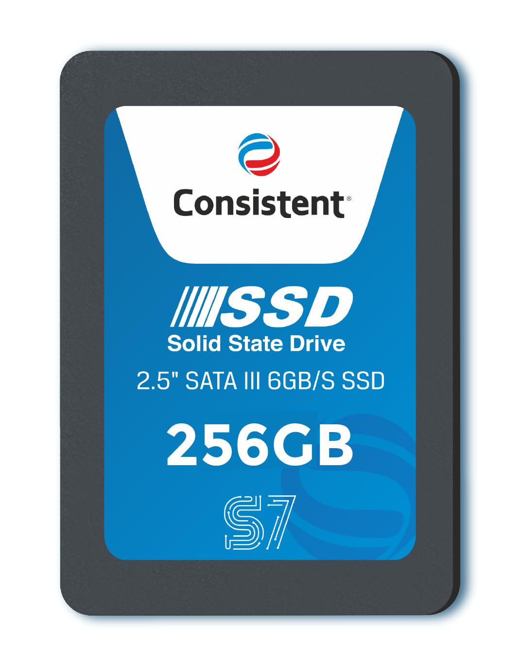 Consistent SSD 256GB 2.5 Inch SATA Internal SSD - Read: 550MB/s & Write: 500MB/s - Solid-State Drive 5 Year Warranty (256,...