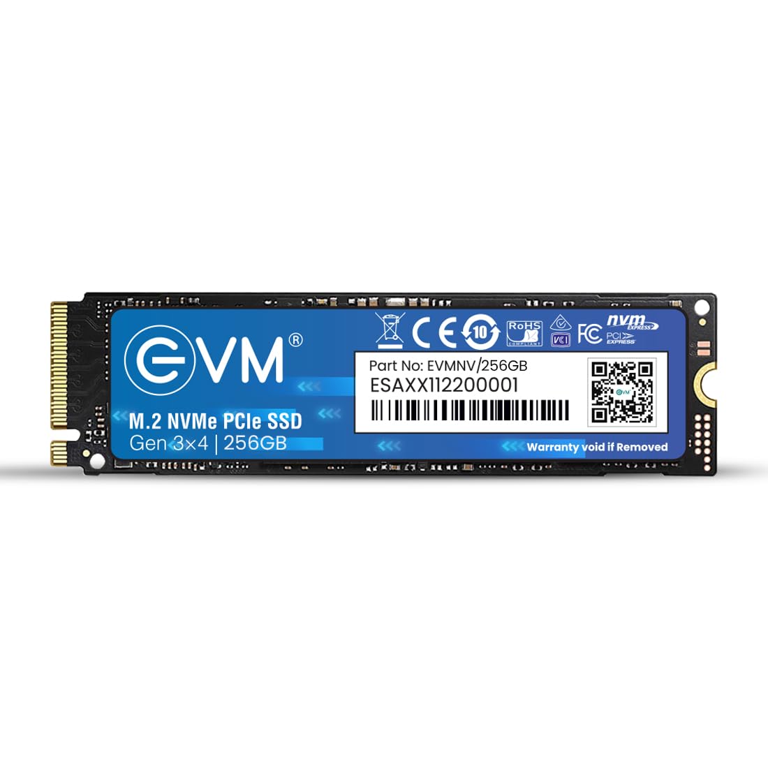 EVM 256GB NVMe M.2 SSD 2280 | PCIe Gen 3x4 Internal SSD | Up to 3000MB/s Read 2000MB/s Write | High Speed Storage for Lapt...