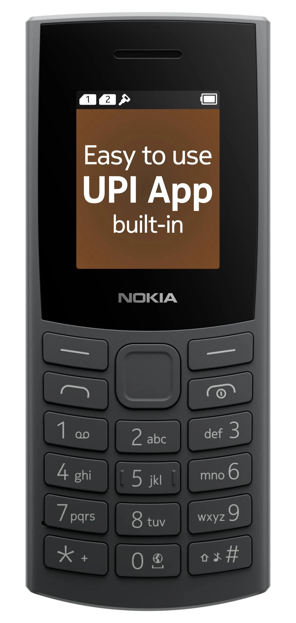 Nokia 106 4G Keypad Phone with 4G, Long-Lasting Battery, Wireless FM Radio & MP3 Player, and MicroSD Card Slot | | 1 Year ...