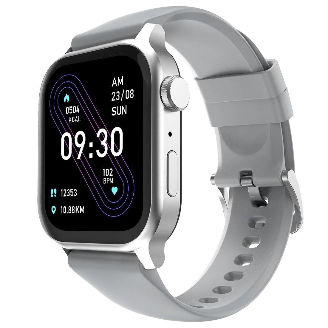 Fire‑Boltt Rise Smart Watch 1.85″ HD Display with Bluetooth Calling, AI Voice Assistant, Rotating Crown, SpO2 & Heart Rate...