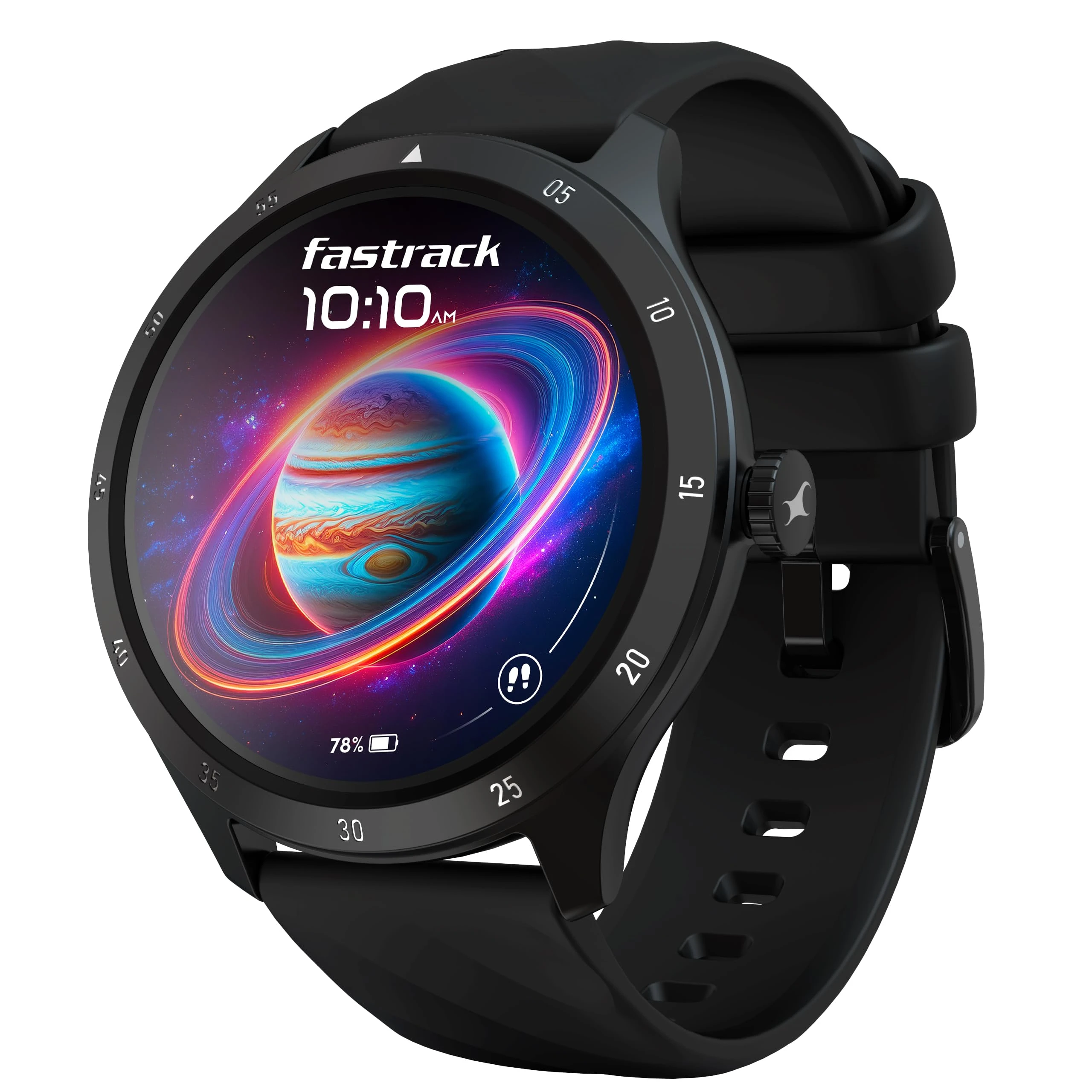 Fastrack Jupitor R2 Smart Watch, 1.38” TFT Display, 240 * 240 Pixel Resolution, SingleSync BT Calling, AI Voice Assistant,...