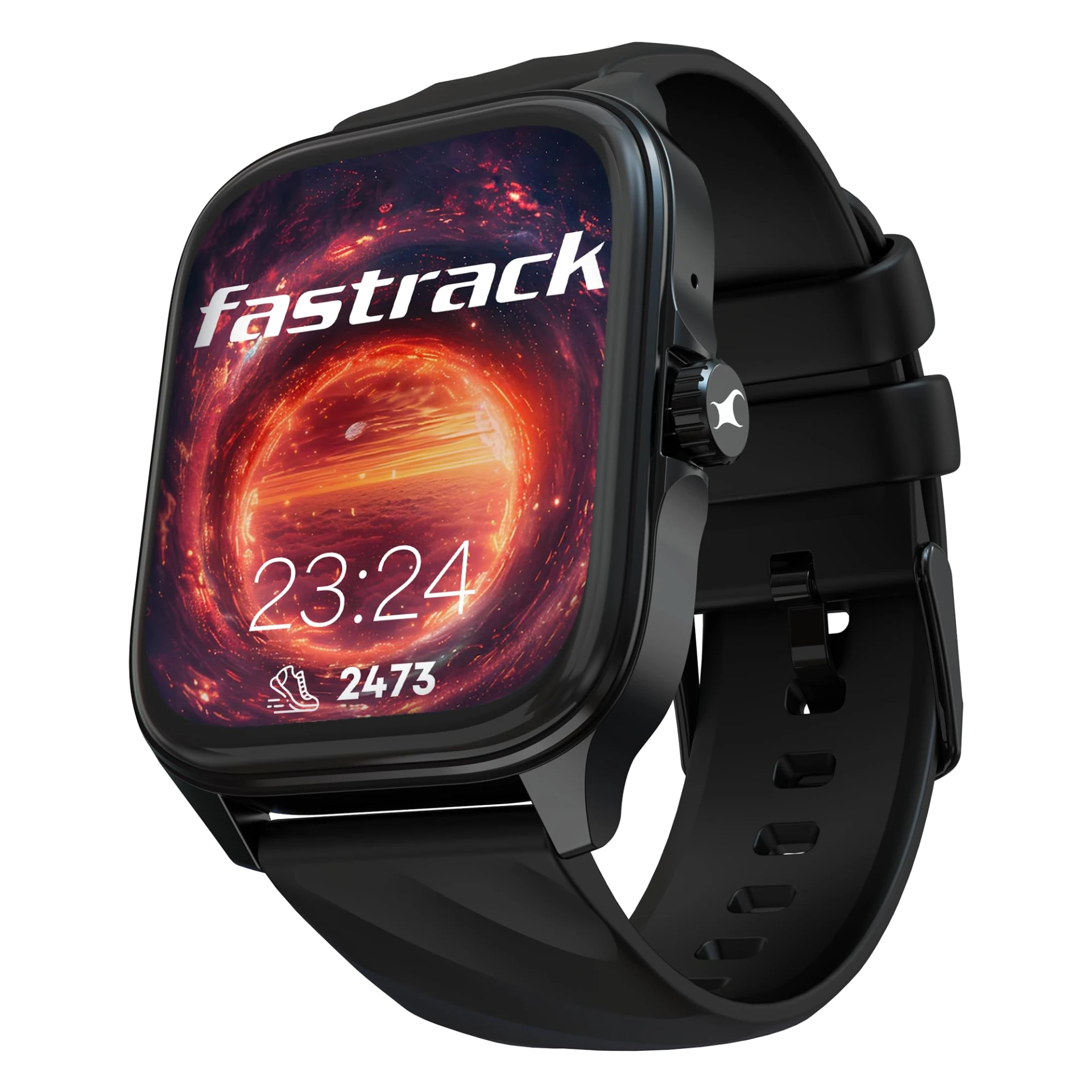 Fastrack Astor FS1 Pro Smart Watch, 1.97" AMOLED Display, Bluetooth Calling, 100+ Sports Modes, SpO2 & Heart Rate Monitori...