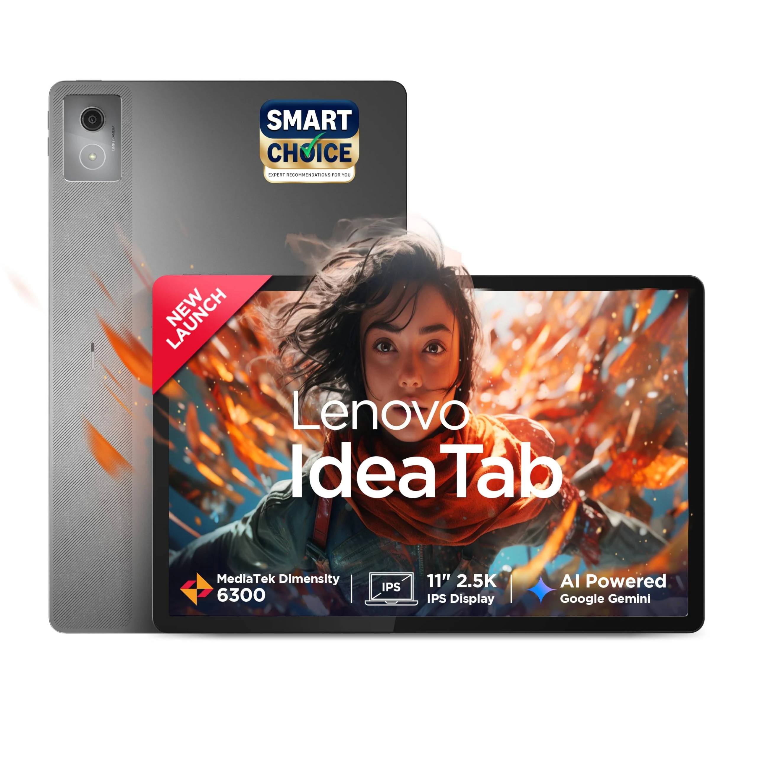 Lenovo Idea Tab Smartchoice |11-inch 2.5K Clear Display, 90Hz Refresh Rate, 8GB RAM, 256GB ROM| MediaTek Di...