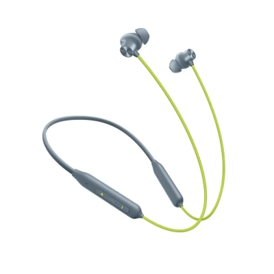 FD1 Bluetooth Wireless Neckband Earphones, Silicone, Magnetic Closure, Multi-Device Support,T60 Bullet Bluetooth (Neon)