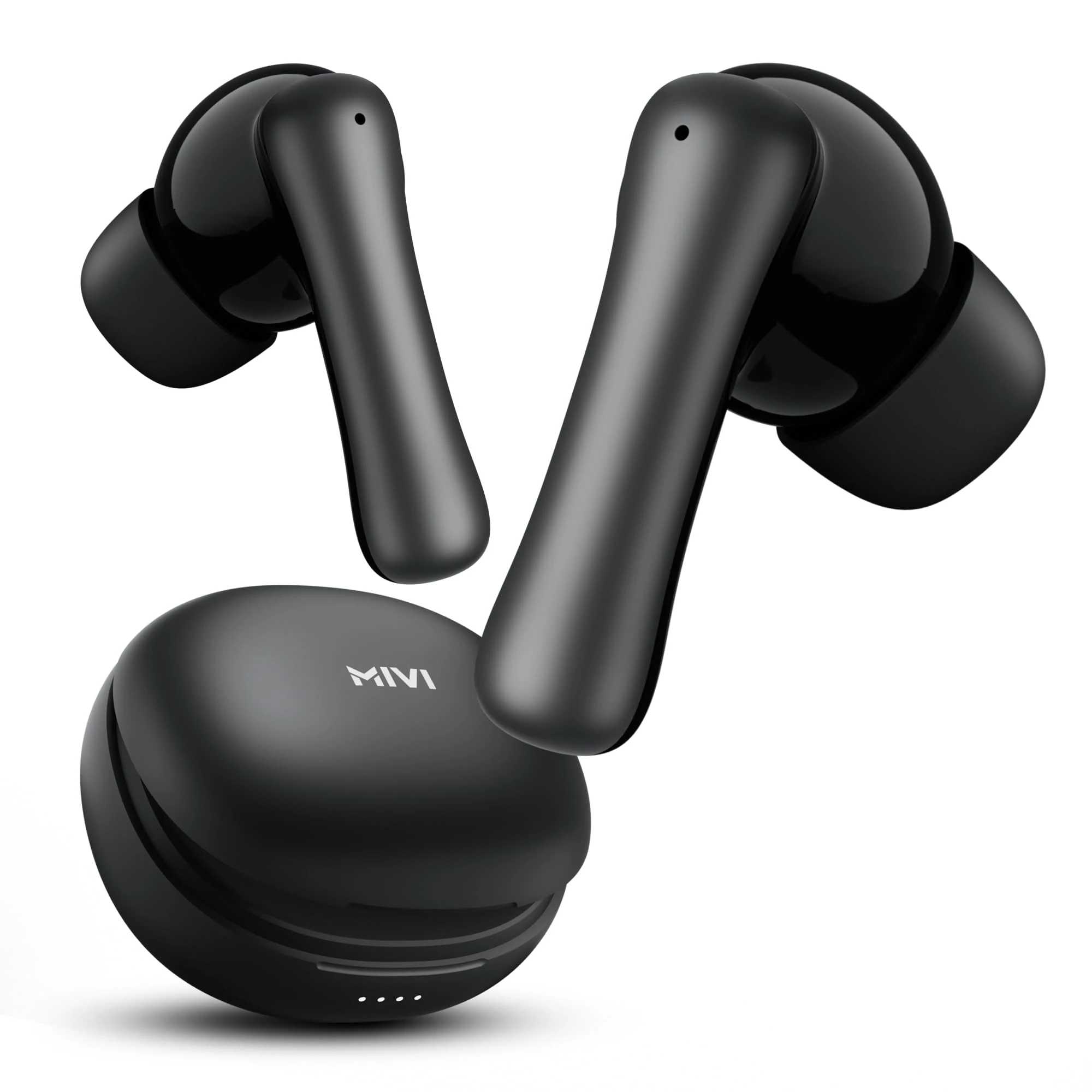 Mivi DuoPods Marathon Earbuds Wireless | Fast Charge | 70H Playtime | BT v5.3 | 13mm Drivers | Noise Cancel...