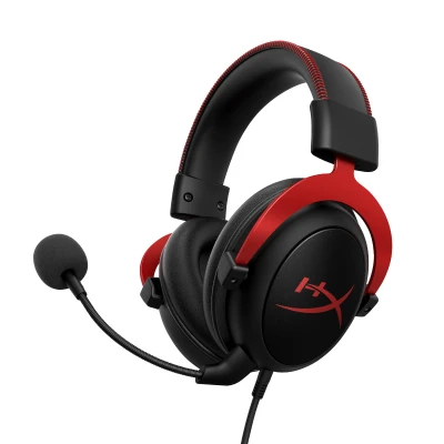 HyperX Cloud II – Wired Gaming Headset for PC, PS5 / PS4. Active Noise Cancellation, Over Ear, circumaural,...