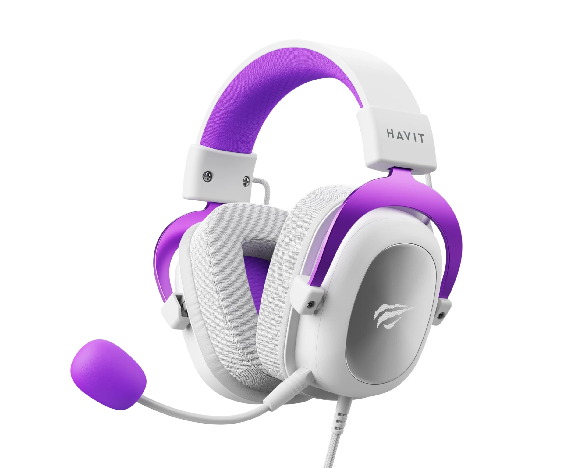 havit HV-H2002d Purple Gaming Headset Headset with Microphone, Speaker 53mm, Plug 3, 5mm: Compatible with X...