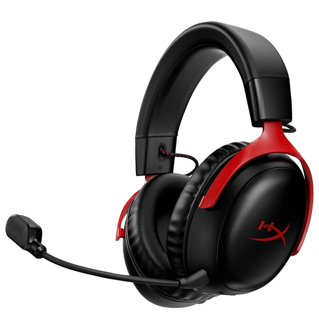 HyperX Cloud III– Wireless Gaming Over Ear Headset, PC, PS5, PS4, Nintendo Switch, 53mm with Neodymium Magn...