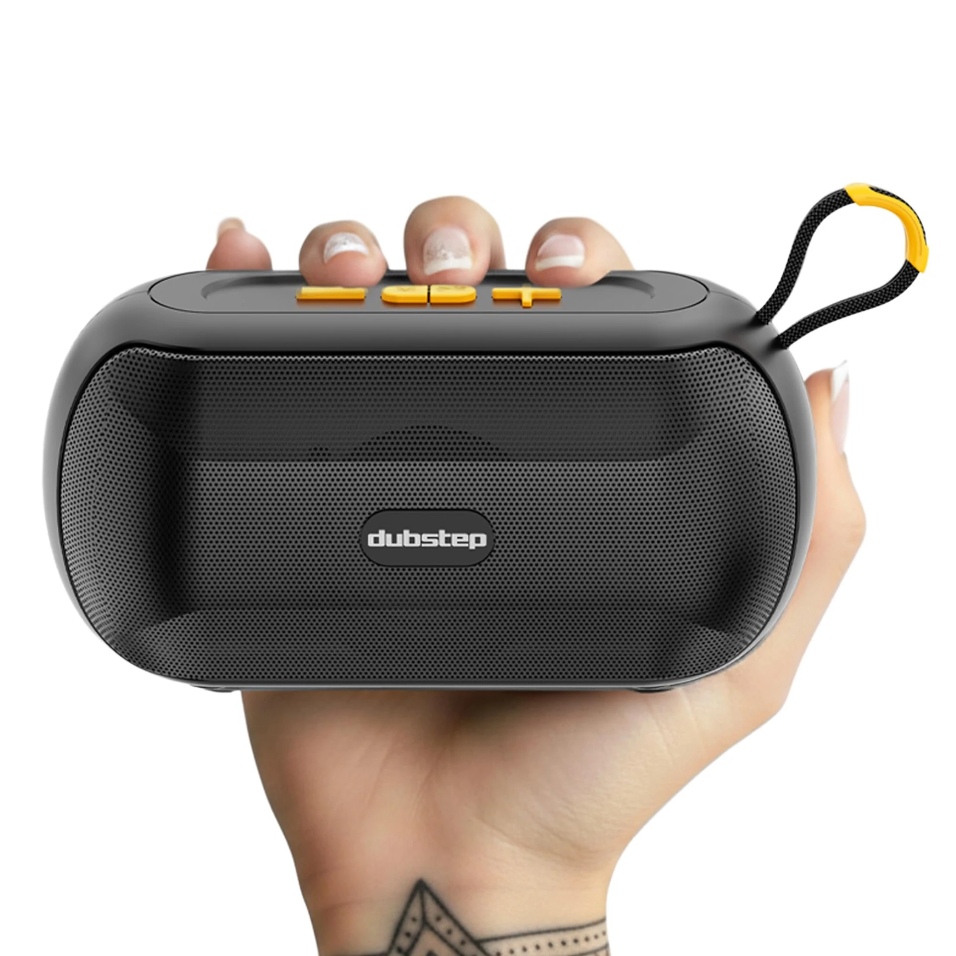 Dubstep Pop 1400 Portable Bluetooth Speaker | 14W Loud Sound, Deep Bass with XBASS, 16 Hrs Playtime, TWS Stereo Pairing, 5...