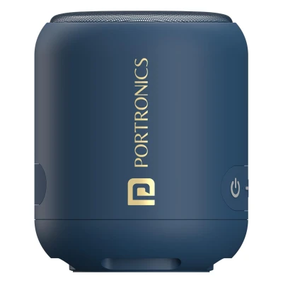 Portronics SoundDrum 1 12W TWS Portable Bluetooth Speaker with Powerful Bass, Bluetooth 5.3V, 360° Surround Sound, USB Dri...