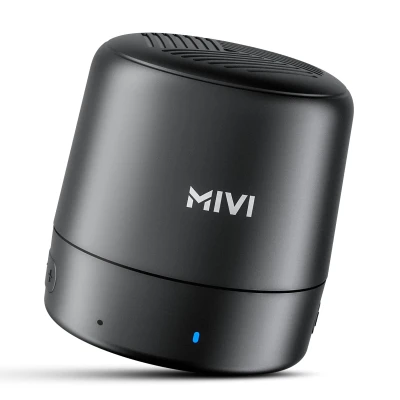 Mivi Play Bluetooth Speaker with 12 Hours Playtime. Wireless Speaker Made in India with Exceptional Sound Quality, Portabl...