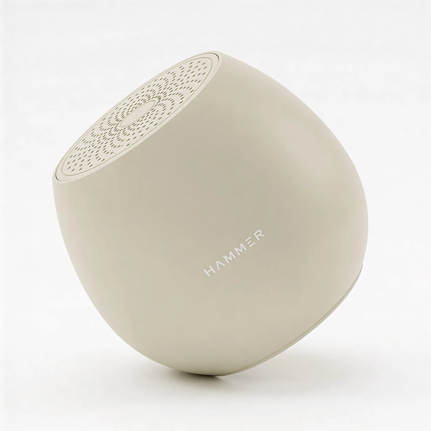 HAMMER Drop X1 5W Bluetooth Speaker with Twin Pairing, Bluetooth v6.0, 32 Hours Playtime, 52mm Drivers (Beige)