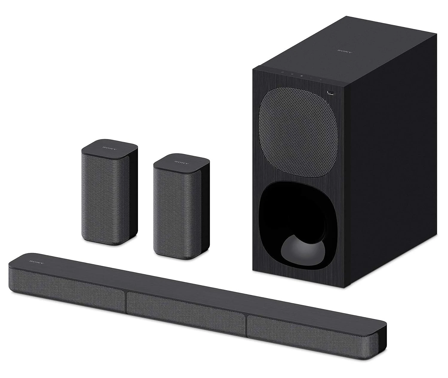 Sony HT-S20R Real 5.1ch Dolby Digital Soundbar for TV with subwoofer and Compact Rear Speakers, 5.1ch Home Theatre System...