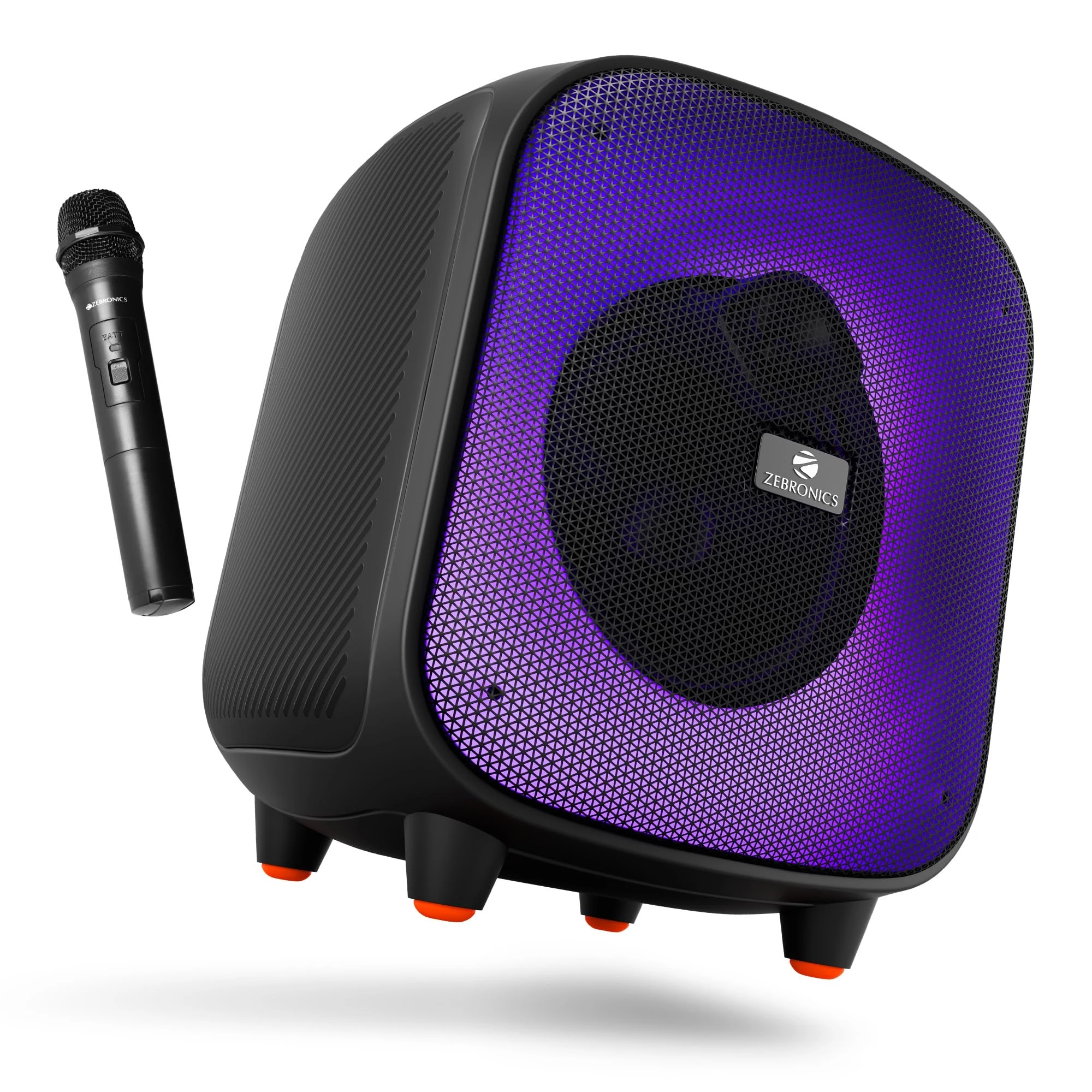 ZEBRONICS Sound Feast 800,Portable Party Bluetooth Speaker,55 Watts,6 Hours Playback,6.5 inch Powerful Driver,Wireless MI...