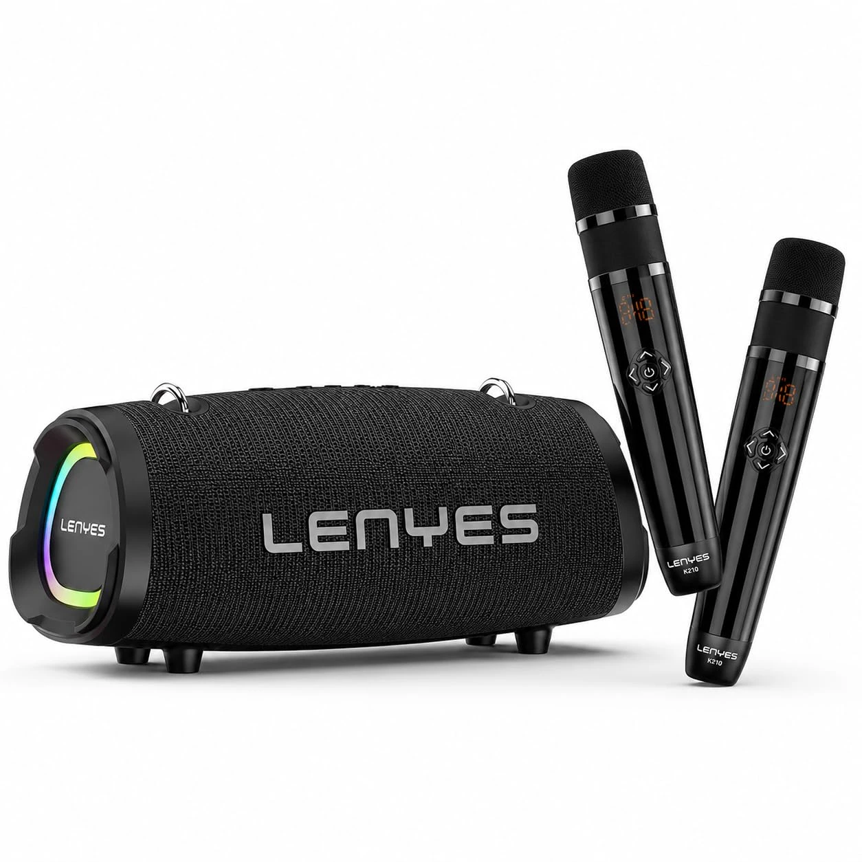 Lenyes S872 Bluetooth Speakers Wireless, 160W Peak Output, 2.1 Stereo Sound, IPX6 Waterproof, 9000mAh Batte...