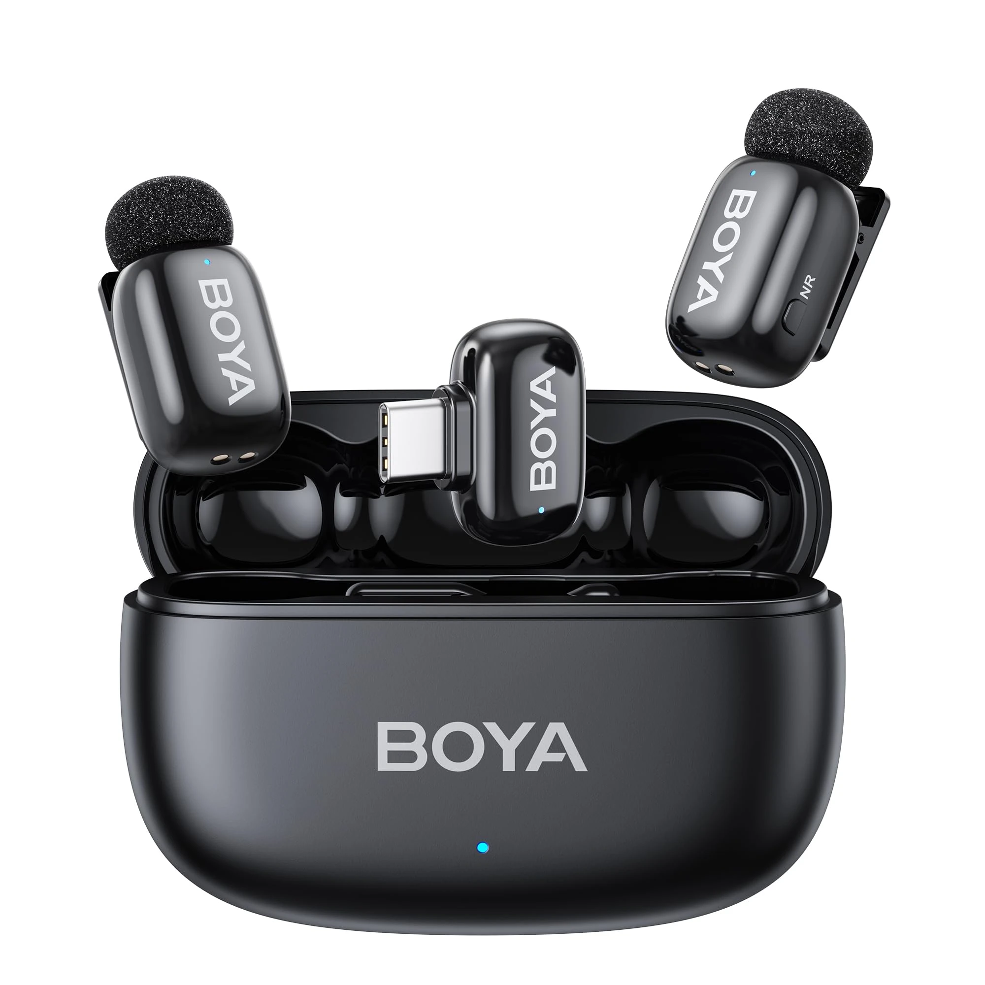 BOYA Mini 2 | Wireless mic for YouTube | Mic for Video Recording | Microphone for vlogging | Smart App Cont...