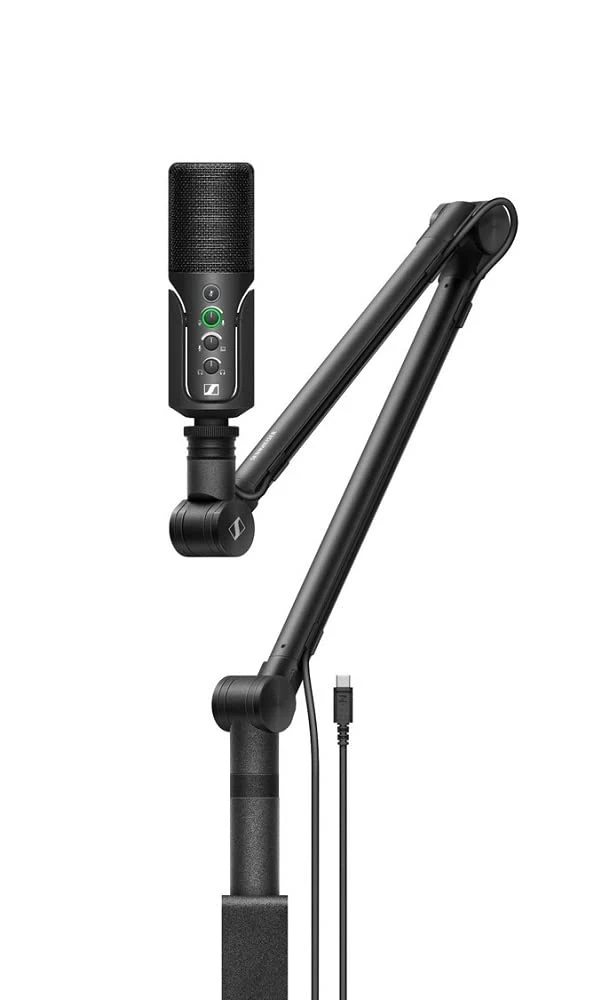Sennheiser Profile Streaming Set with USB Mic, Boom Arm and Pouch | Plug & Play Design, for Podcasting & St...